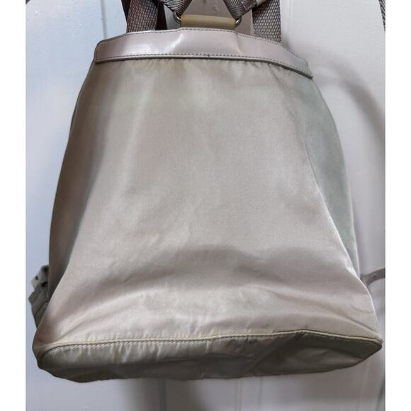 Auth Vintage Prada Cream Ivory Nylon Backpack Mini - Picture 6 of 16